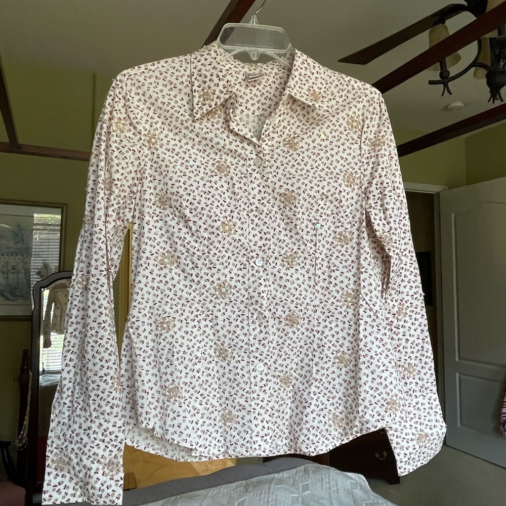 Oilily Floral Button Down Shirt